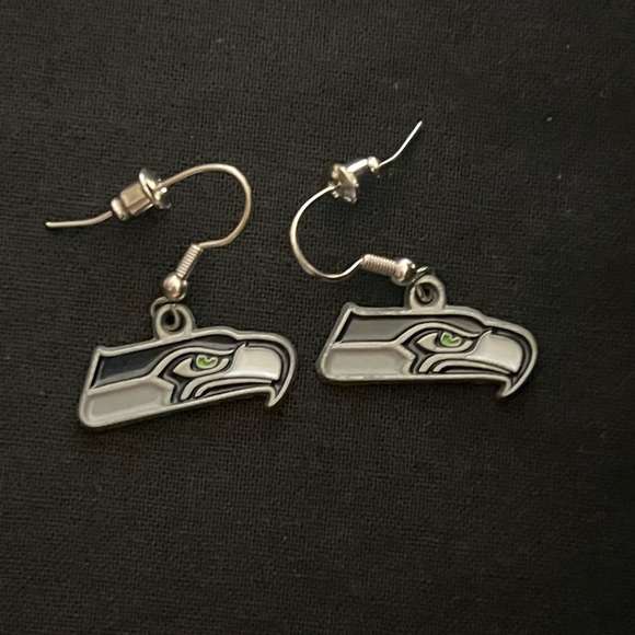 Seattle Seahawks Earrings - Picture 12 of 12